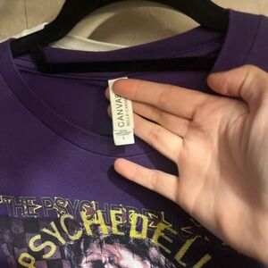 Purple psychedelic furs Graphic Tee mirror moves